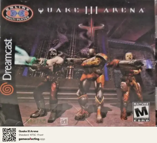 Quake III Arena Sega Dreamcast, NTSC box front