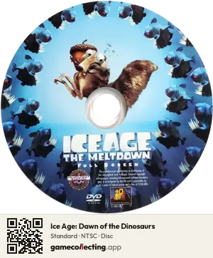 Ice Age: Dawn of the Dinosaurs PlayStation 2, NTSC disc