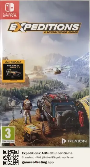 Expeditions: A MudRunner Game Nintendo Switch, United Kingdom box front