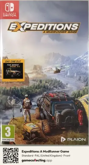 Expeditions: A MudRunner Game Nintendo Switch, United Kingdom box front