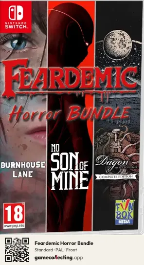 Feardemic Horror Bundle Nintendo Switch, PAL box front