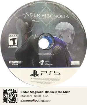 Ender Magnolia: Bloom in the Mist PlayStation 5, NTSC disc