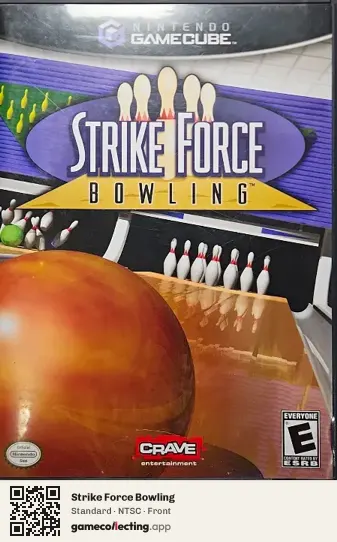 Strike Force Bowling Nintendo GameCube, NTSC box front