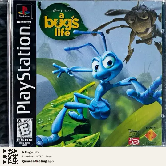 A Bug's Life PlayStation, NTSC box front