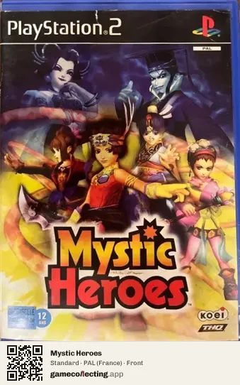 Mystic Heroes PlayStation 2, France box front