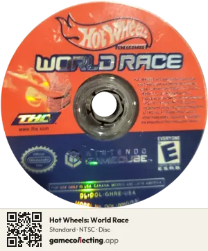 Hot Wheels: World Race Nintendo GameCube, NTSC disc