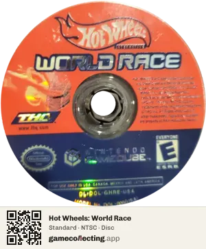 Hot Wheels: World Race Nintendo GameCube, NTSC disc