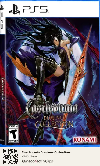 Castlevania Dominus Collection PlayStation 5, NTSC box front