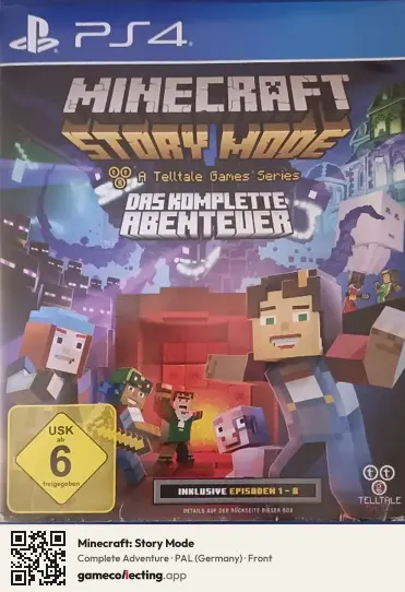 Minecraft: Story Mode PlayStation 4, Germany box front