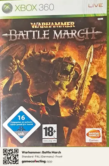 Warhammer: Battle March Xbox 360, Germany box front