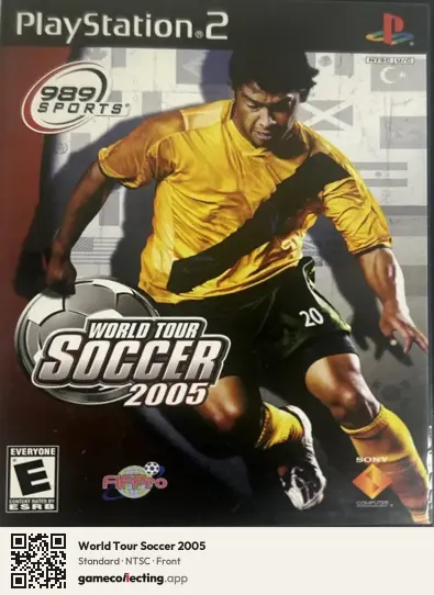 World Tour Soccer 2005 PlayStation 2, NTSC box front