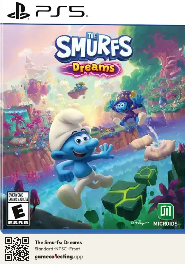The Smurfs: Dreams PlayStation 5, NTSC box front