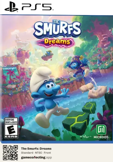 The Smurfs: Dreams PlayStation 5, NTSC box front