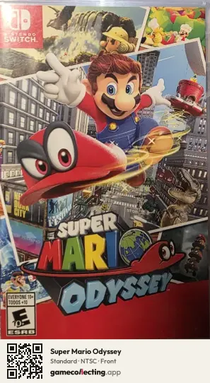 Super Mario Odyssey Nintendo Switch, NTSC box front