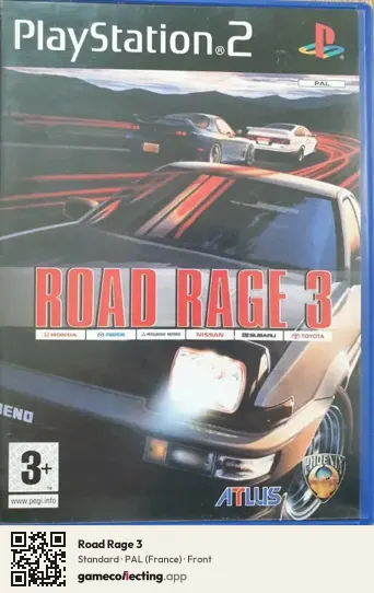 Road Rage 3 PlayStation 2, France box front