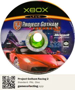Project Gotham Racing 2 Xbox, PAL disc