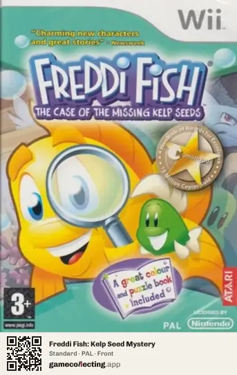 Freddi Fish: Kelp Seed Mystery Nintendo Wii, PAL box front