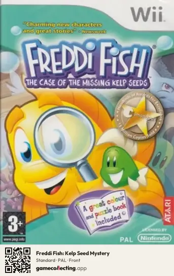 Freddi Fish: Kelp Seed Mystery Nintendo Wii, PAL box front