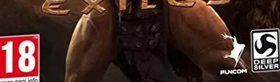 Conan Exiles, the PEGI square on its front