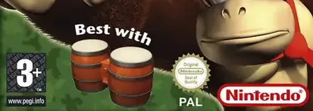Donkey Kong Jungle Beat, the PEGI square on its front