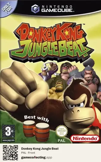 Donkey Kong Jungle Beat Nintendo GameCube, PAL box front