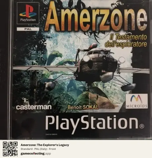 Amerzone: The Explorer's Legacy PlayStation, Italy box front