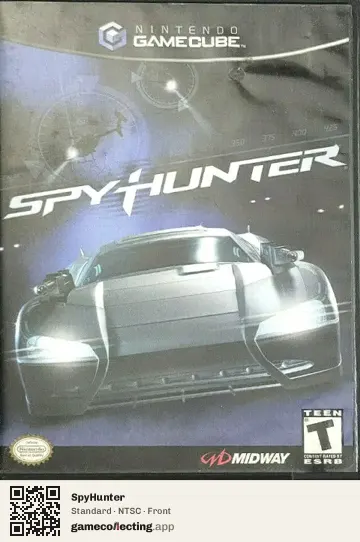 SpyHunter Nintendo GameCube, NTSC box front