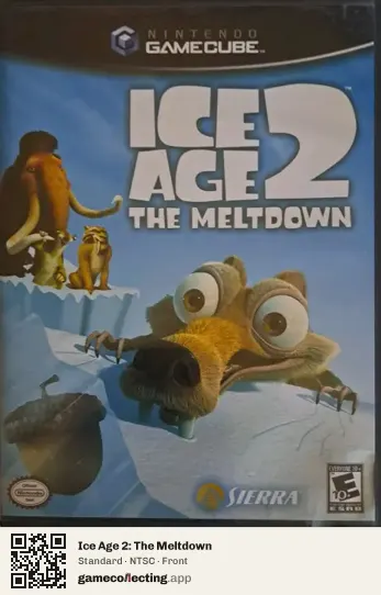 Ice Age 2: The Meltdown Nintendo GameCube, NTSC box front
