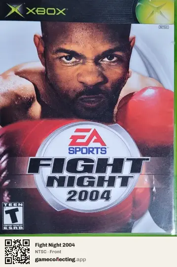 Fight Night 2004 Xbox, NTSC box front
