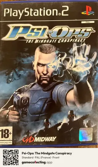 Psi-Ops: The Mindgate Conspiracy PlayStation 2, France box front