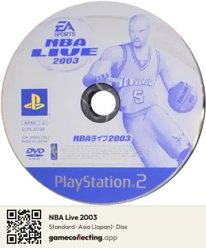 NBA Live 2003 PlayStation 2, Asia disc