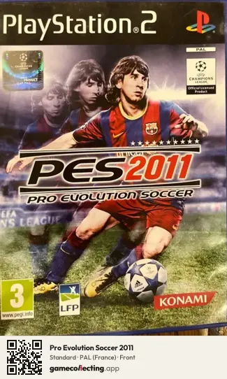 Pro Evolution Soccer 2011 PlayStation 2, France box front