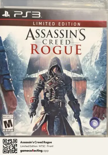 Assassin's Creed Rogue PlayStation 3, NTSC box front