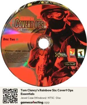 Tom Clancy's Rainbow Six: Covert Ops Essentials Computer, NTSC disc