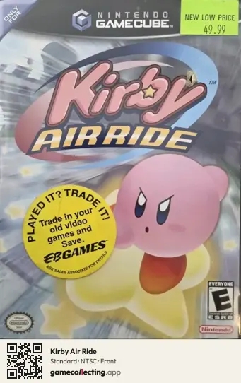 Kirby Air Ride Nintendo GameCube, NTSC box front
