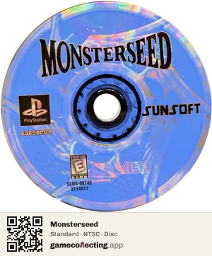 Monsterseed PlayStation, NTSC disc