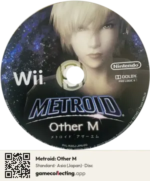 Metroid: Other M Nintendo Wii, Asia disc