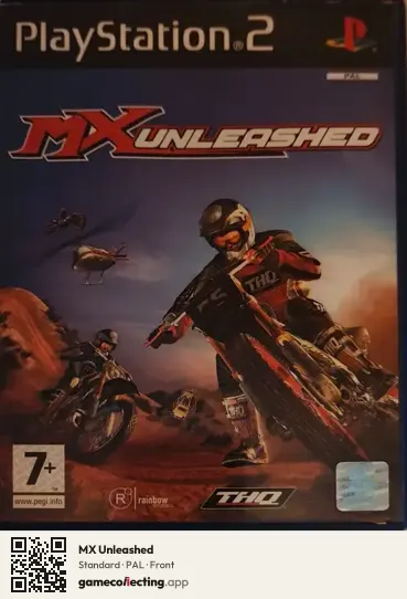 MX Unleashed PlayStation 2, PAL box front