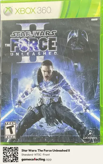 Star Wars: The Force Unleashed II Xbox 360, NTSC box front