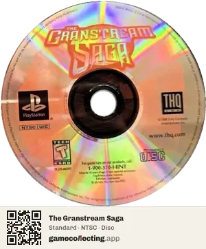 The Granstream Saga PlayStation, NTSC disc