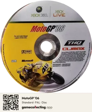 MotoGP '06 Xbox 360, PAL disc