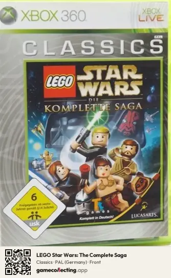 LEGO Star Wars: The Complete Saga Xbox 360, Germany box front