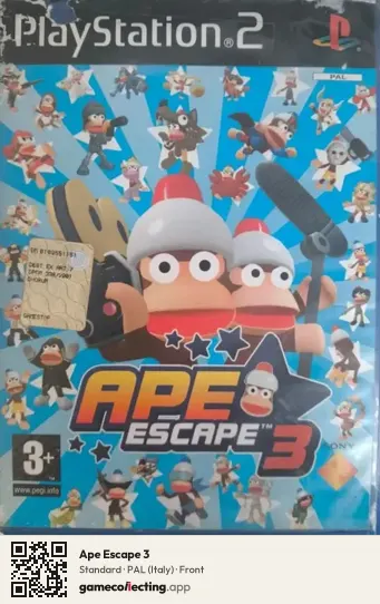 Ape Escape 3 PlayStation 2, Italy box front