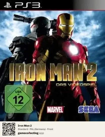 Iron Man 2 PlayStation 3, Germany box front