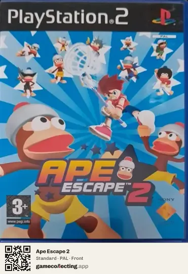 Ape Escape 2 PlayStation 2, PAL box front