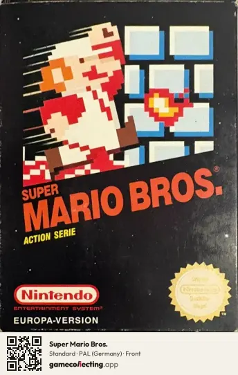 Super Mario Bros. Nintendo Entertainment System, Germany box front