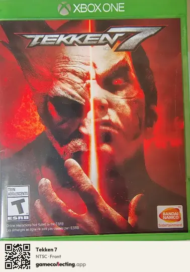 Tekken 7 Xbox One, NTSC box front