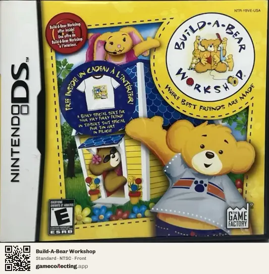 Build-A-Bear Workshop Nintendo DS, NTSC box front
