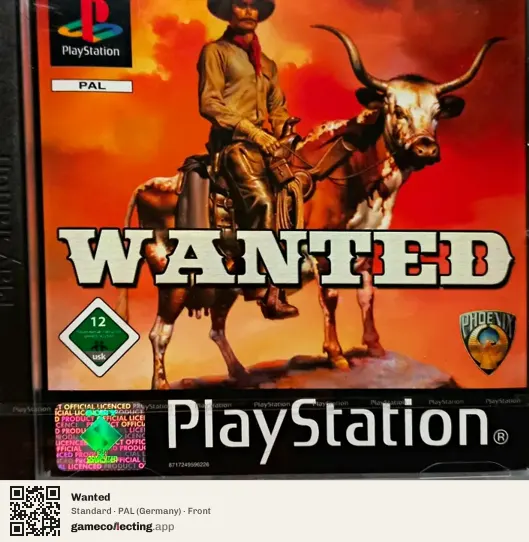 Wanted PlayStation, Germany box front