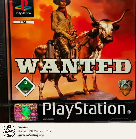 Wanted PlayStation, Germany box front
